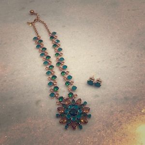 Kate Spade Pendant Necklace w/ Gumdrop Earrings